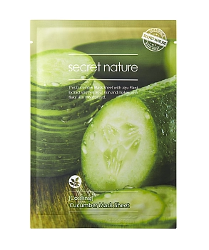 SECRET NATURE Маска освежающая для лица с огурцом 25 мл, фото 2