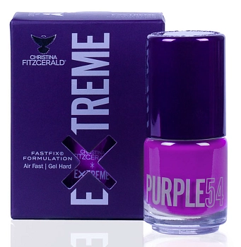 CHRISTINA FITZGERALD Лак для ногтей 54 / PURPLE EXTREME 15 мл, фото 1