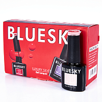BLUESKY LV275 гель-лак для ногтей полупрозрачный для френча / Luxury Silver 10 мл, фото 4