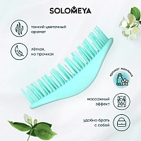 SOLOMEYA Расческа для сухих и влажных волос с ароматом жасмина мини / Aroma Brush for Wet&Dry hair Jasmine mini, фото 7