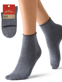 OMSA Носки с люрексом, борт руликом, Grigio Melange 35-38 / ECO 256, фото 2