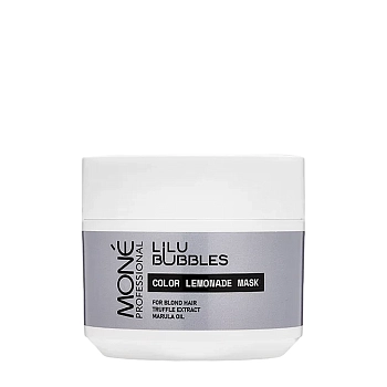 MONE PROFESSIONAL Маска для интенсивного ухода и питания осветленных волос / LILU BUBBLES COLOR LEMONADE MASK 300 мл, фото 1