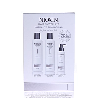 NIOXIN Набор для волос Система 1 (шампунь очищающий 150 мл, кондиционер увлажняющий 150 мл, маска питательная 50 мл), фото 4