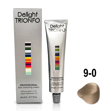 CONSTANT DELIGHT 9-0 крем-краска стойкая для волос, блондин натуральный / Delight TRIONFO 60 мл