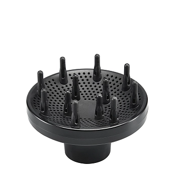 MELON PRO Фен профессиональный для волос VIXEN3 Компакт, черный, 2 насадки-концентратора + диффузор 2200W, фото 3