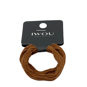 Резинка для волос Волна коричневая 2шт