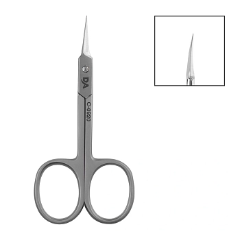 DR. ALEX Ножницы для кутикулы C-0920, студийная заточка, длина лезвия 18 мм, фото 2