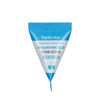 FARMSTAY Скраб с содой и гиалуроновой кислотой для очищения пор, в пирамидках 7 г, фото 1