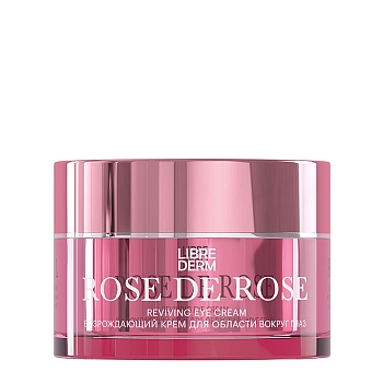 LIBREDERM Набор подарочный Омоложение на клеточном уровне (гель 150 мл, крем 50 мл, крем для глаз 15 мл) ROSE DE ROSE, фото 3