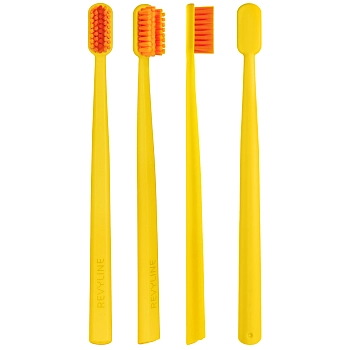 REVYLINE Щётка зубная, салатовая c оранжевой щетиной / SM6000 Ortho, фото 3