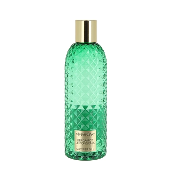 Гель для душа, бергамот и лемонграсс / Vivian Gray Shower Gel Gemstone Bergamot & Lemongrass 300 мл