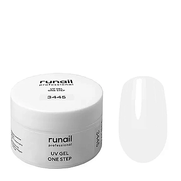RUNAIL УФ-гель однофазный, белый 15 гр, фото 1