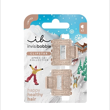 Заколка-крабик, мини / invisibobble CLIPSTAR Apres Ski Shimmer