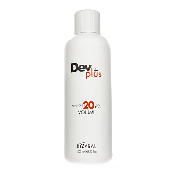 KAARAL Эмульсия осветляющая 6% / 20 volume DEV PLUS 1000 мл, фото 3