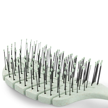 KOSMO SHTUCHKI Расчёска лепестковая 5439-M2, зеленая / KOSMO SHTUCHKI, фото 4