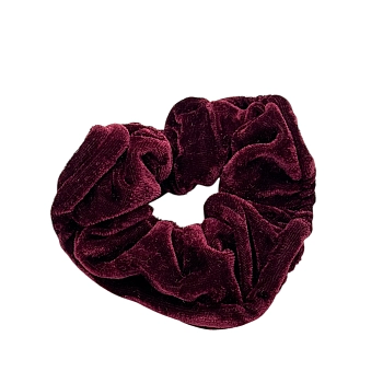 IWOU PROFESSIONAL Резинка для волос Люкс бордовая 14см 1шт, фото 2