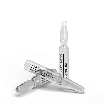 BIOBALANCE Ампулы для лица с супероксиддисмутазой 0,5% / SUPER AMPOULE ANTI PHOTOAGING SUPEROXIDE DISMUTASE 0,5% 10*2 мл, фото 2