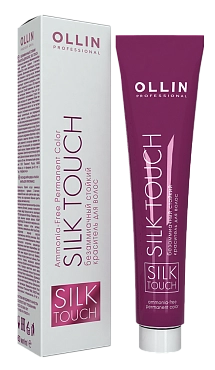 OLLIN PROFESSIONAL 9/43 краска безаммиачная для волос, блондин медно-золотистый / SILK TOUCH 60 мл