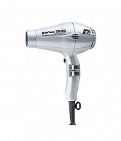 Фен Parlux 3800 Ceramic+Ionic серебристый, ионизация, 2 насадки 2100 Вт, PARLUX