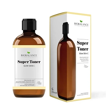 BIOBALANCE Тоник для лица для сияния с витамином С / SUPER TONER GLOW SKIN C 250 мл, фото 2