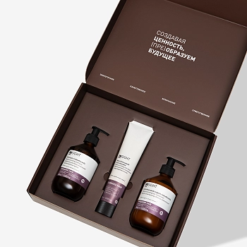 INSIGHT Набор для восстановления волос (шампунь 350 мл, маска 200 мл, кондиционер 350 мл) DAMAGED HAIR, фото 4