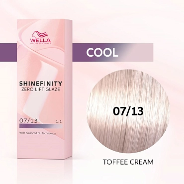 WELLA PROFESSIONALS 07/13 гель-крем краска для волос / WE Shinefinity 60 мл