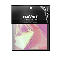 RUNAIL Фольга с эффектом Битое стекло, розовый 4*100 см, фото 1
