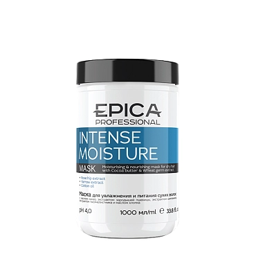 EPICA PROFESSIONAL Маска для увлажнения и питания сухих волос / Intense Moisture 1000 мл, фото 1