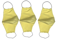 FACE GUARD Маска защитная многоразовая для лица, желтая 3 шт, фото 1