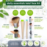 ECOTOOLS Набор кистей для макияжа (5 сменных насадок + 2 ручки) Interchangeables Daily Essentials Total Face Kit, фото 6