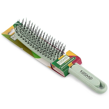 KOSMO SHTUCHKI Расческа прямая, зеленая / KOSMO SHTUCHKI, фото 2