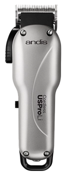 ANDIS Машинка для стрижки волос LCL Cordless US Pro Li, li ion, 0.5 - 2.4 мм, аккумуляторно-сетевая, 9 насадок, фото 1