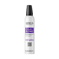 Мусс для нейтрализации тёплых оттенков волос / COLD BLOND 250 мл, EPICA PROFESSIONAL