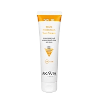 Крем солнцезащитный увлажняющий лица SPF 30 / Multi Protection Sun Cream SPF 30 100 мл, ARAVIA