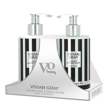 Набор для рук Лимон и зеленый чай (крем-мыло 250 мл + лосьон 250 мл) Vivian Gray Set Lemon & Green Tea