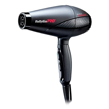 BABYLISS PRO Фен BaByliss Pro BLACK STAR, 2 насадки, 2200Вт, фото 2