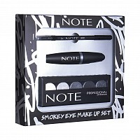 Набор подарочный для макияжа глаз (тушь для ресниц, карандаш смоки, палетка теней) Smokey eye make up set, NOTE COSMETICS