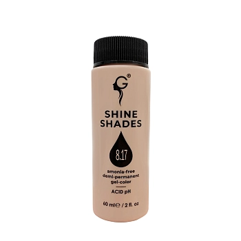 GERA Professional 8.17 гель-краситель для волос без аммиака / Shine Shades 60 мл, фото 2