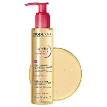 BIODERMA Масло мицеллярное очищающее для чувствительной кожи / Sensibio 150 мл, фото 2