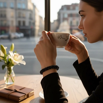 IWOU PROFESSIONAL Браслет Алмаз антрацит, фото 3