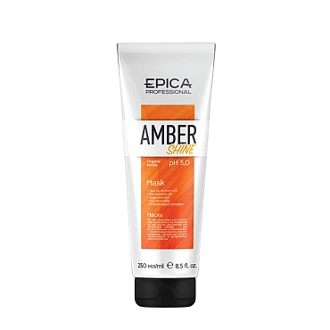 EPICA PROFESSIONAL Маска для восстановления и питания волос / Amber Shine Organic 250 мл, фото 1