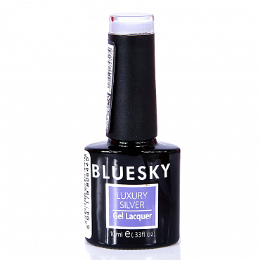 BLUESKY LV205 гель-лак для ногтей / Luxury Silver 10 мл