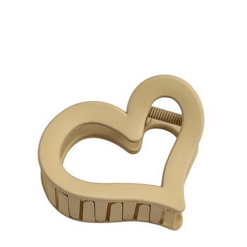 Заколка-краб KosmoShtuchki сердечко, цветной микс