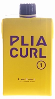 LEBEL Лосьон для химической завивки волос средней жесткости шаг 1 / PLIA CURL 1 400 мл / проф, фото 1
