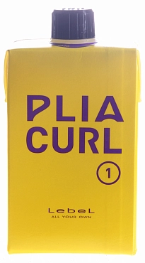LEBEL Лосьон для химической завивки волос средней жесткости шаг 1 / PLIA CURL 1 400 мл / проф