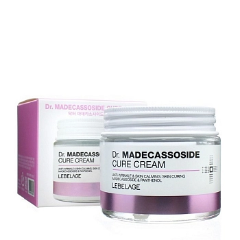 LEBELAGE Крем антивозрастной успокаивающий кожу для лица с мадекассосидом / Lebelage Dr.Madecassoside 70 мл, фото 2