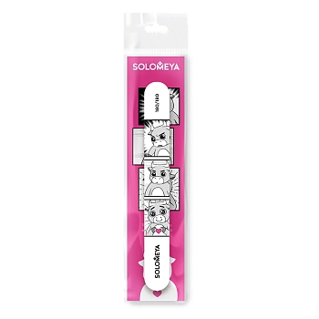 SOLOMEYA Пилка для натуральных и искусственных ногтей 180/180 / Bull's love story Nail File, фото 2