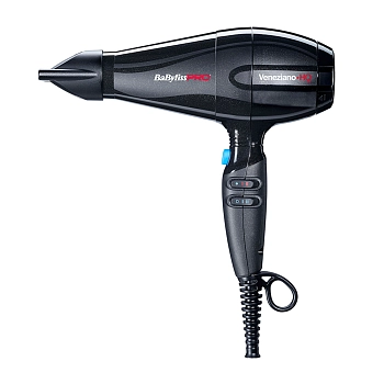 Фен BaByliss Pro Veneziano HQ, ионизация, 2 насадки 2200 Вт