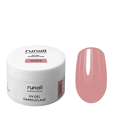 RUNAIL УФ-гель камуфлирующий, ягодное мороженое 15 гр, фото 1