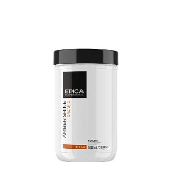 EPICA PROFESSIONAL Маска для восстановления и питания волос / Amber Shine Organic 1000 мл, фото 2